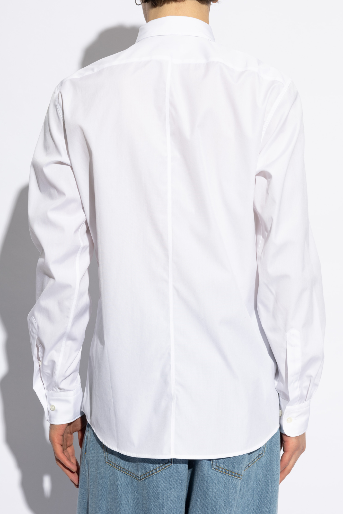 Tシャツ・カットソー Dries Van Noten CLASSIC SHIRT CORSINO (251 020704 1466 001) Dries Van Noten Men Classic Shirt Corsino In White | ModeSens